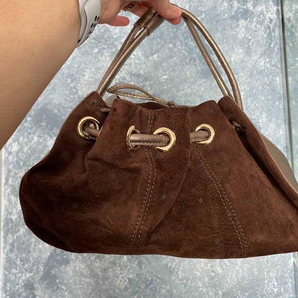 Vintage Suede Kate Spade Handbag - Picture 3 of 3